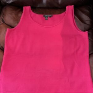 Lauren Ralph Lauren Magenta silk blend Tank Top